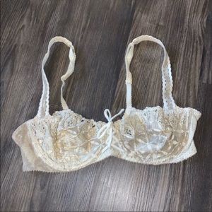 Aubade ivory balconette bra